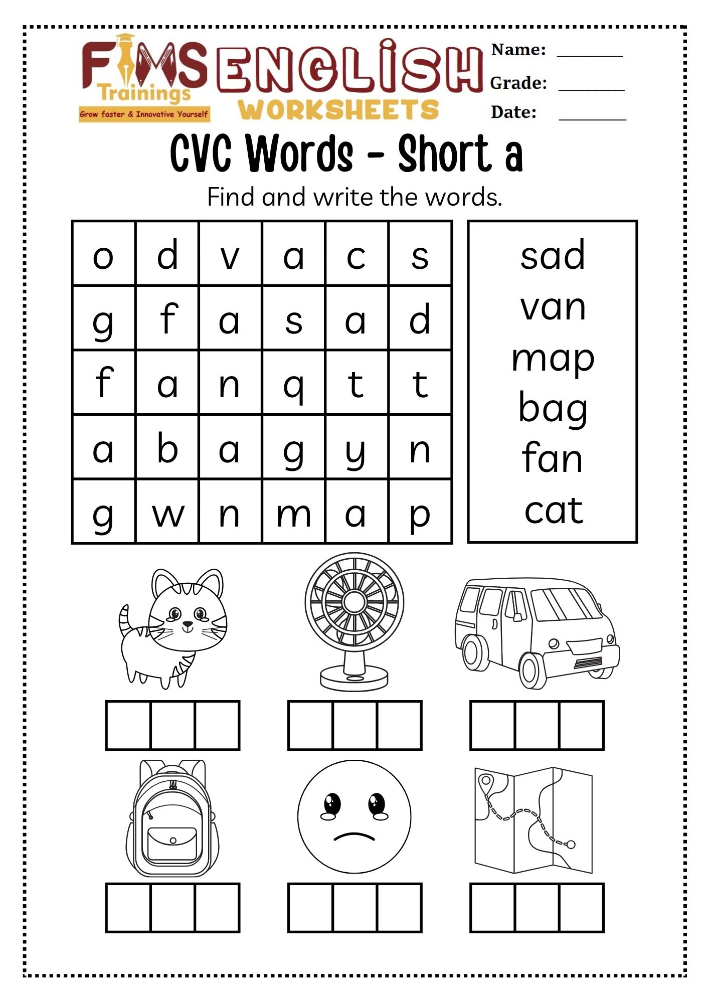 Rich Results on Google's SERP when searching for "CVC Words Free Worksheets"