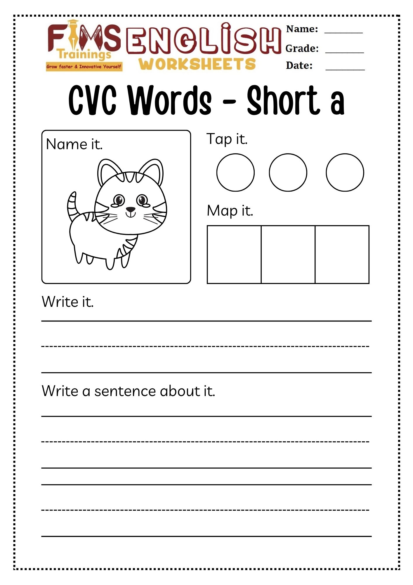 Rich Results on Google's SERP when searching for "CVC Words Free Worksheets"