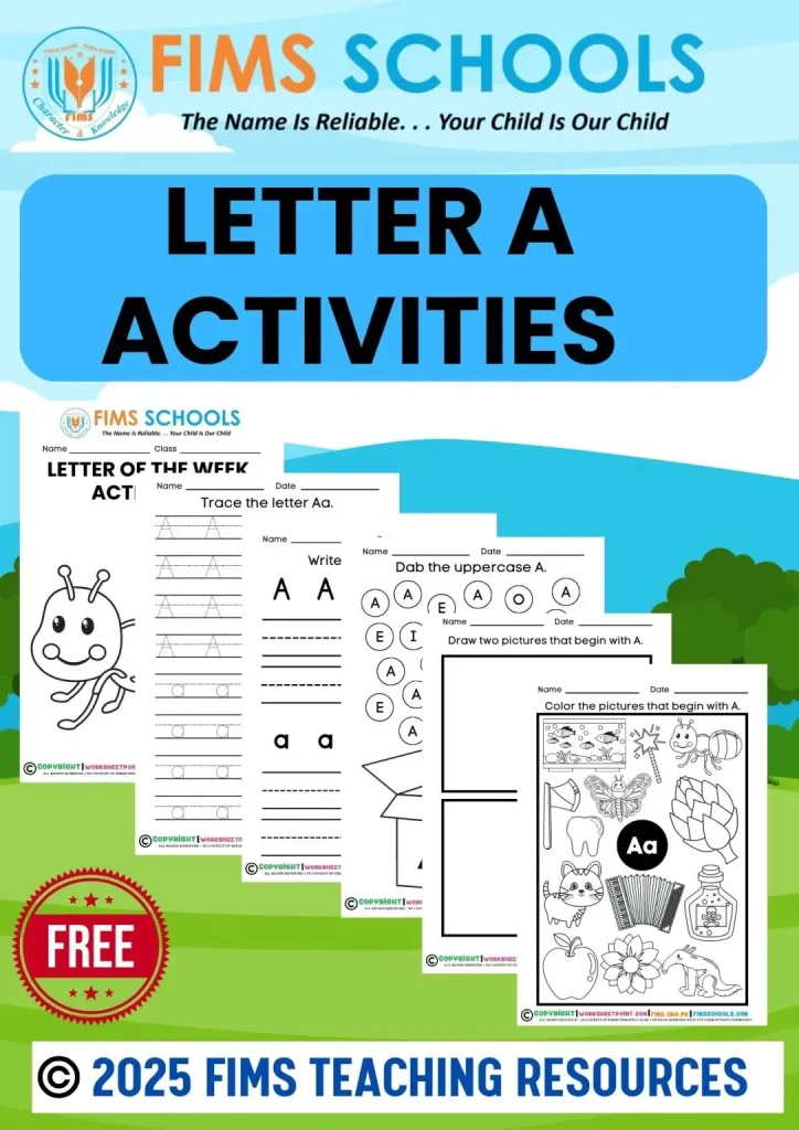 Rich Results on Google's SERP when searching for "Letter A Worksheets"